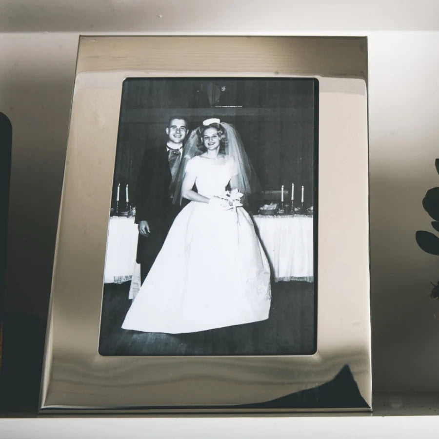 Personalized Silver Wedding Picture Frames All Silver Gifts