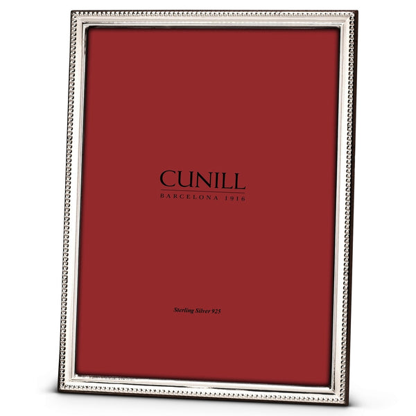 Cunill 'Bead Slim' 5x7 Non-Tarnish Sterling Silver Picture Frame