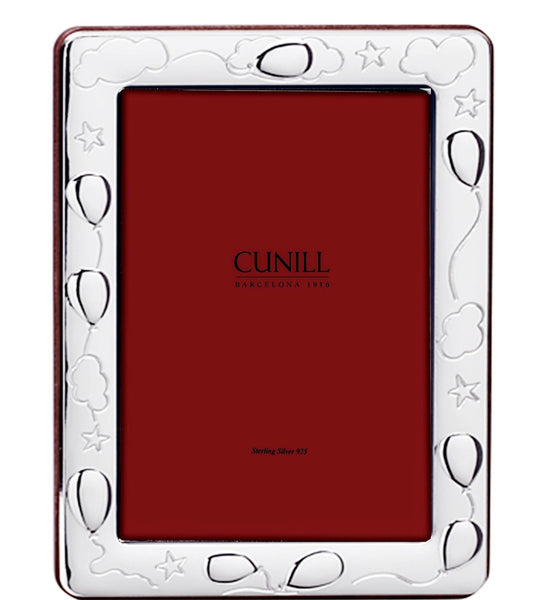 Cunill 'Balloons' 4x6 Non-Tarnish Sterling Silver Picture Frame