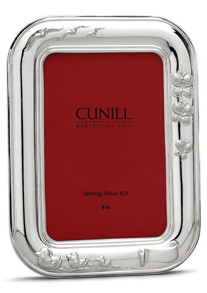 Cunill 'Spring Day' 4x6 Sterling Silver Picture Frame