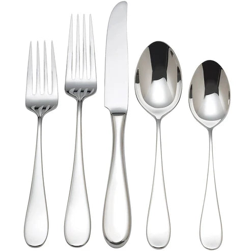 Dalton 5-Piece Stainless Steel Flatware Set by Reed & Barton