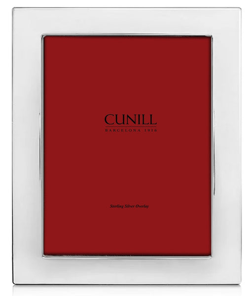 Cunill Tiffany Plain Sterling Silver Overlay 8x10 Picture Frame