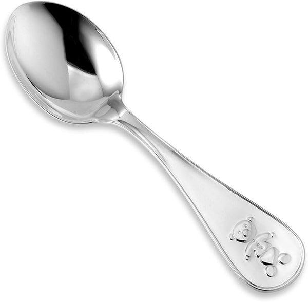 Krysaliis Sterling Silver Bear Baby Spoon