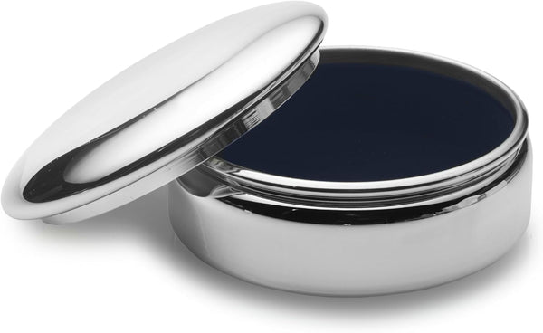 Empire Round Large Pewter Jewelry Box