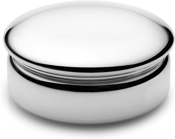 Empire Pewter Round Jewelry Box
