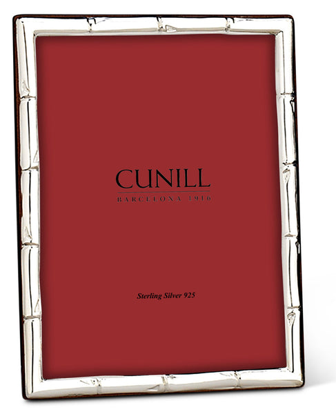 Cunill 'Bamboo' 5x7 Non-Tarnish Sterling Silver Picture Frame