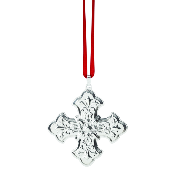 Reed and Barton Sterling New 2025 Christmas Cross Ornament