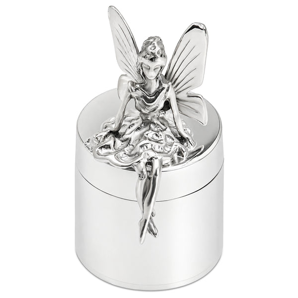 Sterling Silver Tooth Fairy Keepsake Box by Krysaliis