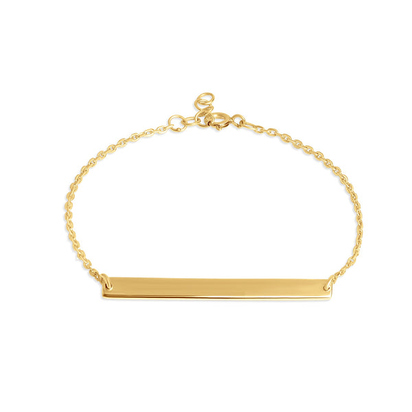 Mysha Personalized Bar of Strength Bracelet
