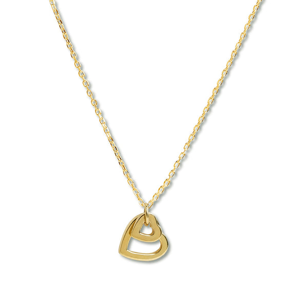 Mysha Love in Bloom Dual Heart Ring Pendant