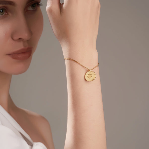 Mysha Personalized Captured Eternal Dual Love Bracelet