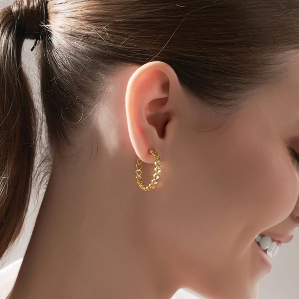 Mysha Loop of Hearts Earings