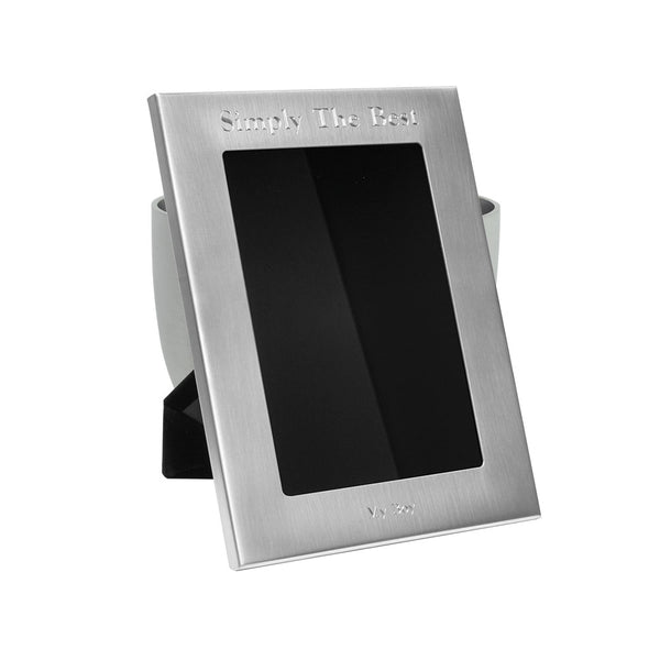 Salisbury Pewter Wide Border Frame 5×7″ – Satin Finish