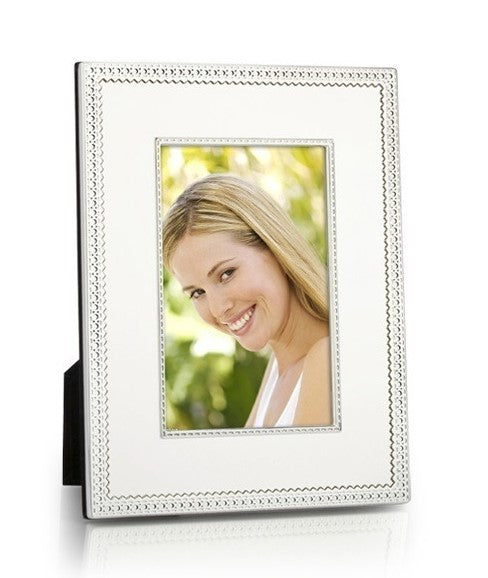 Krysaliis Silver-plate Roped Edge 4X6 Picture Frame