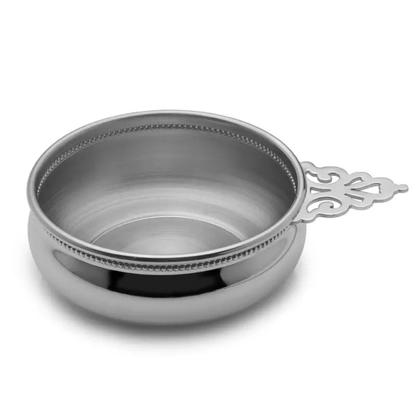Empire Pewter Beaded Porringer