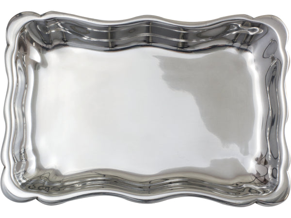 Salisbury Pewter Rectangular Chippendale Tray - 6”