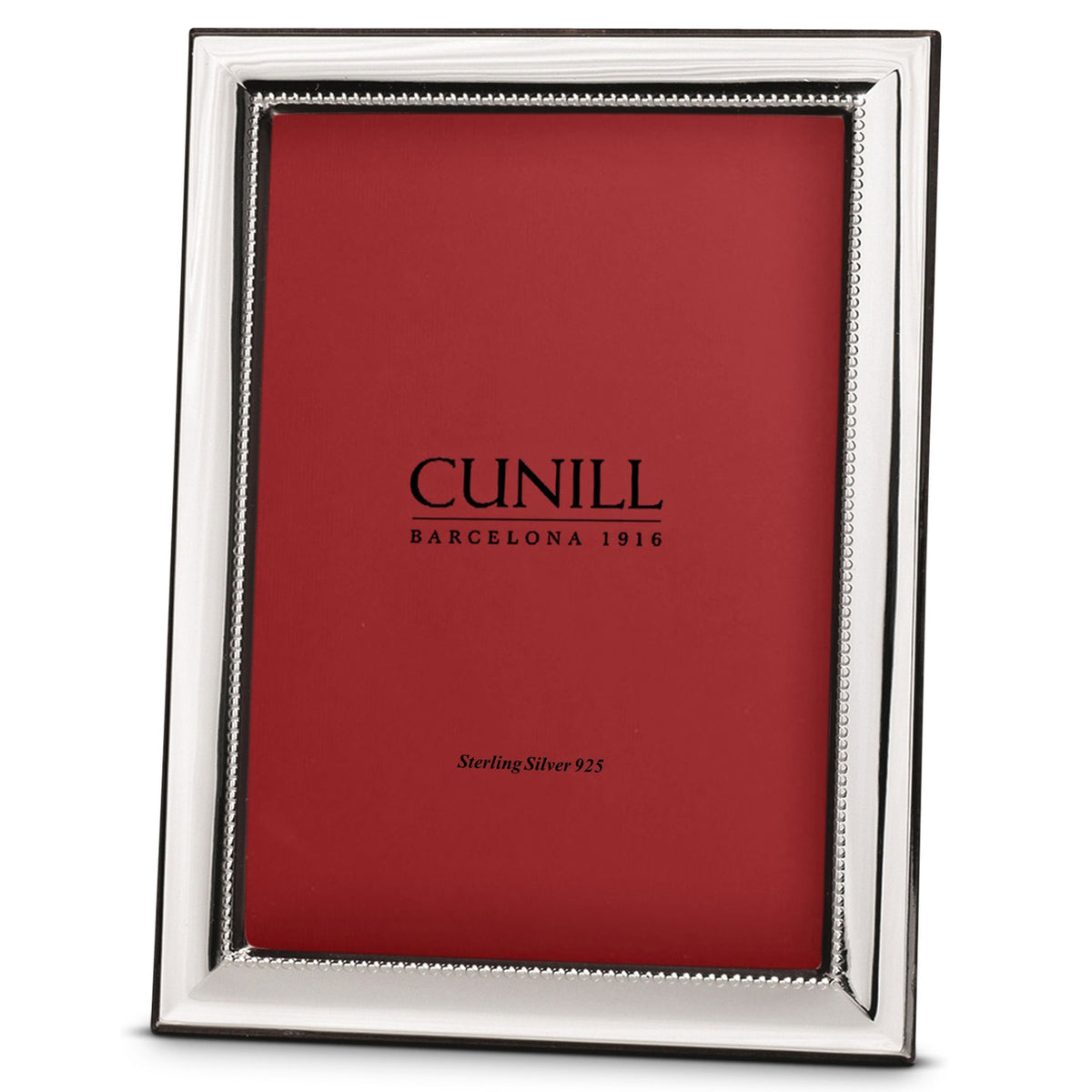 Cunill Isabella Bead Sterling 5x7 Frame– All Silver Gifts