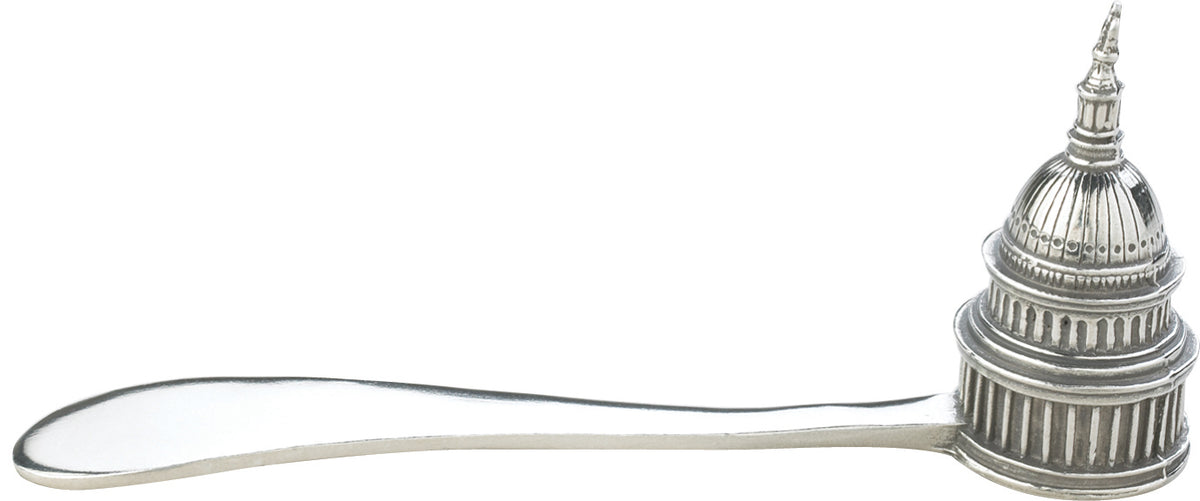 Salisbury Pewter Capitol Dome Candle Snuffer All Silver Gifts