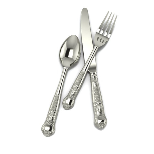Italianate3-piece Sterling Silver Flatware Set by Krysaliis