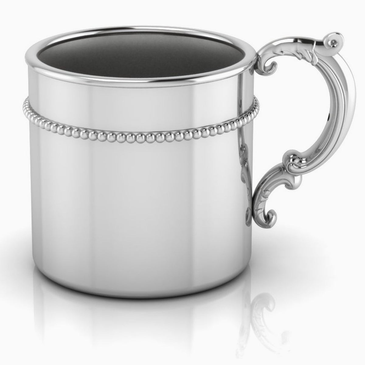Sterling Silver Classic Beaded Victorian Cup by Krysaliis - All