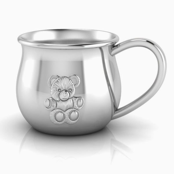 Krysaliis Silver Plated Bear Baby Cup View 1