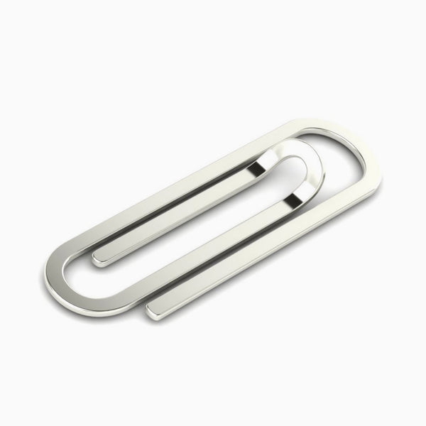 Paper Clip Sterling Silver Money Clip by Krysaliis