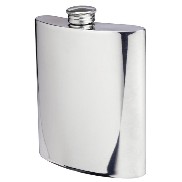 Salisbury Classic Pewter Hip Flask - 6 oz