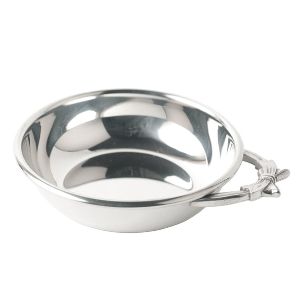 Salisbury Silver-plated baby porringer with bow handles