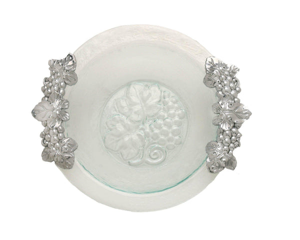 Arthur Court Grape Glass Salad Bowl