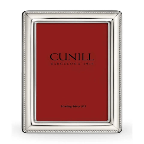 Cunill 'Cord' 8x10 Non-Tarnish Sterling Silver Picture Frame
