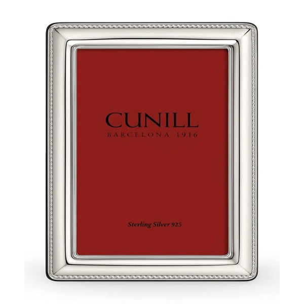 Cunill 'Cord' 4x6 Non-Tarnish Sterling Silver Picture Frame