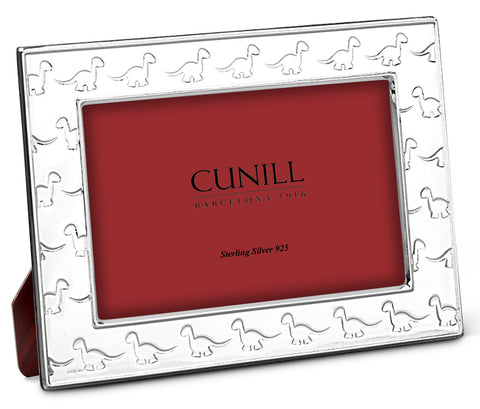 Cunill 'Lil Dino' 4x6 Sterling Silver Picture Frame