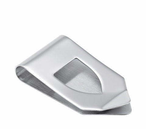 Krysaliis Sterling Silver Shield Money Clip