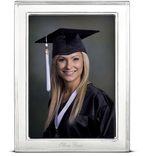 Cunill 'Madison' 8x10 Non-Tarnish Sterling Silver Picture Frame