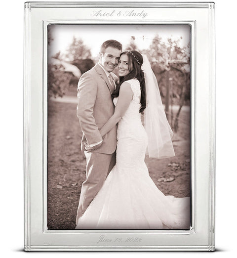 Cunill 'Madison' 8x10 Non-Tarnish Sterling Silver Picture Frame