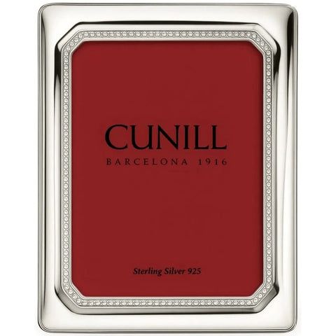 Cunill 'Roma' 4x6 Non-Tarnish Sterling Silver Picture Frame