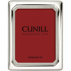 Cunill 'Roma' 5x7 Non-Tarnish Sterling Silver Picture Frame