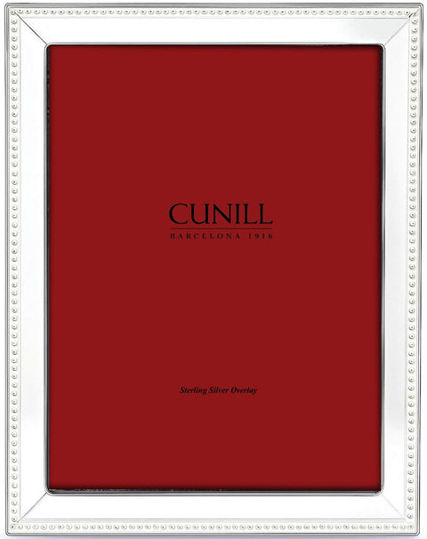 Cunill Bead Bevel Sterling Silver Overlay 8x10 Frame