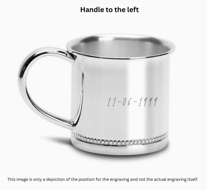 Krysaliis Sterling Silver Classic Cup - Beaded