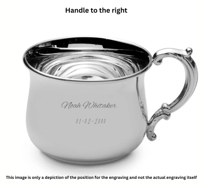 Empire Pot Belly Sterling Baby Cup