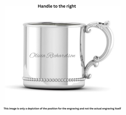 Krysaliis Sterling Silver Cup - Beaded Victorian Handle