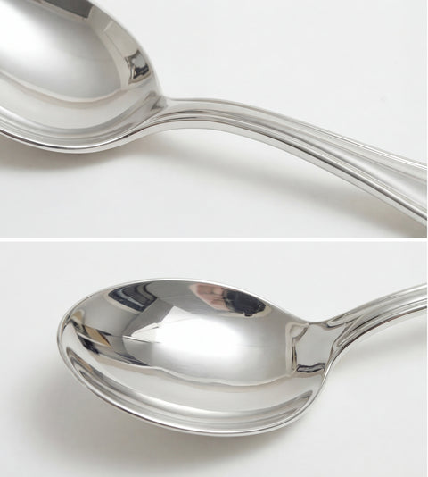 Classic Sterling Silver Baby Feeding Spoon by Krysaliis