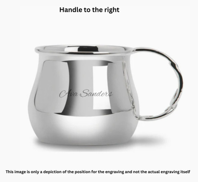 Krysaliis Sterling Silver Baby Cup - ABC