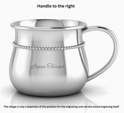 Krysaliis Sterling Silver Classic Cup - Beaded Bulge