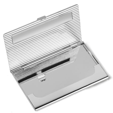 Silver-Plate Classic Engravable Card Case