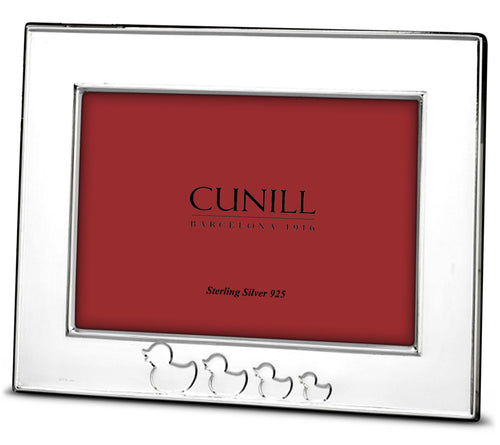 Cunill Just Ducky Sterling Silver Picture Frame in 4" x 6"