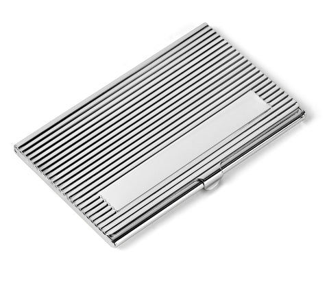 Silver-Plate Classic Engravable Card Case