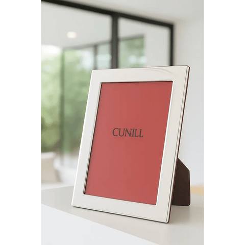 Cunill Tiffany Plain Sterling Silver Overlay 8x10 Picture Frame