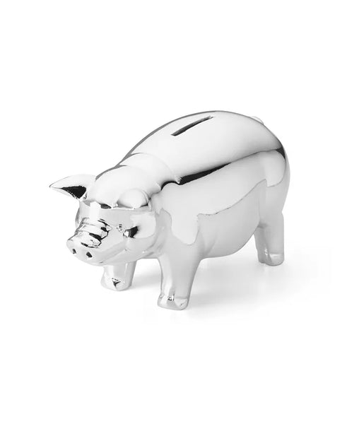 Reed and Barton Classic Piggy Silverplate Bank