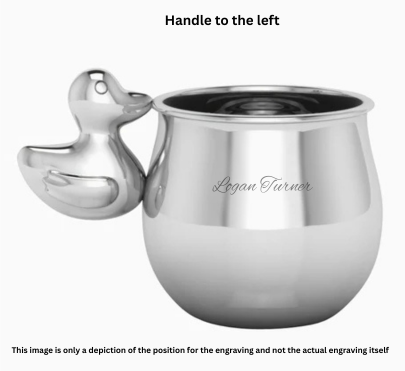 Krysaliis Sterling Silver Baby Cup- Duck